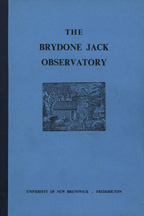 The Brydone Jack Observatory - Cover