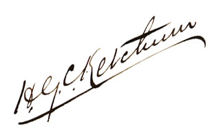 H.G.C. Ketchum's signature