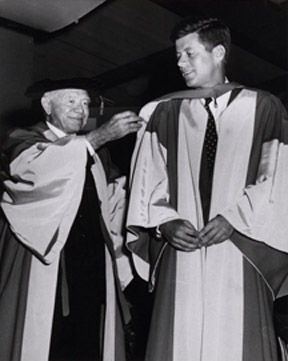 Lord Beaverbrook and John F. Kennedy Photo: UNB Archives-UAPC5no2(7)