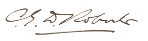 Charles G.D. Roberts' signature